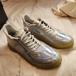 GIUSEPPE ZANOTTI US 9/ EU 42 "Blabber" Iridescent Patent Leather Sneaker